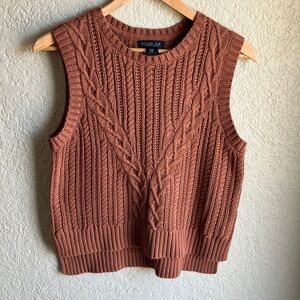 Rachel Zoe cotton blend sweater vest